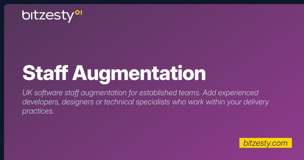 Staff Augmentation | Software Development Company | Bit Zesty