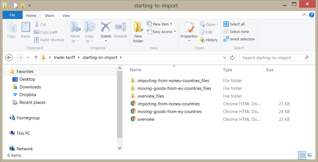Local web pages in Windows Explorer